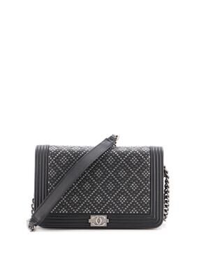 Chanel Boy Wallet On Chain Crystal #327321C30B